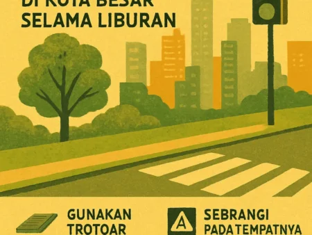 5 Tips Berjalan Kaki dengan Aman di Kota Besar Selama Liburan