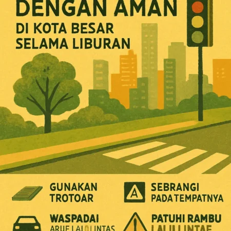 5 Tips Berjalan Kaki dengan Aman di Kota Besar Selama Liburan