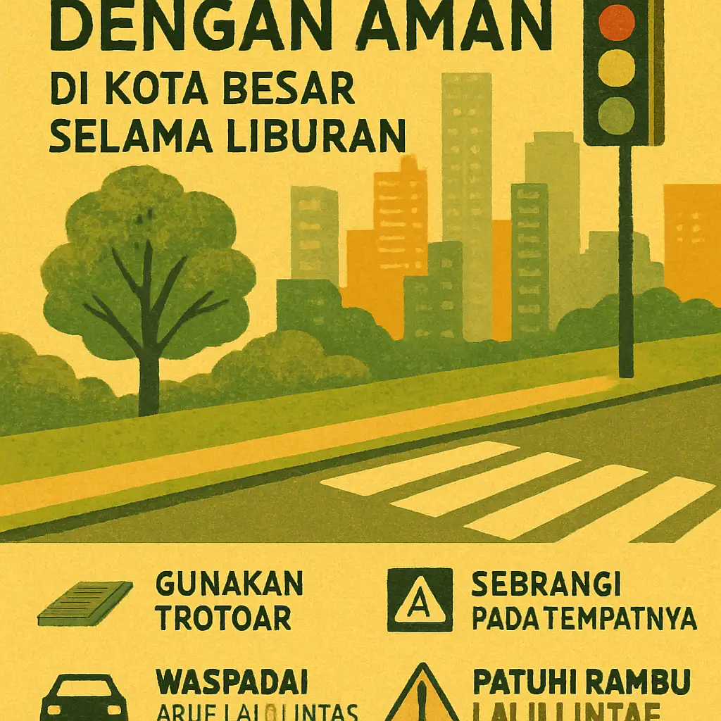 5 Tips Berjalan Kaki dengan Aman di Kota Besar Selama Liburan